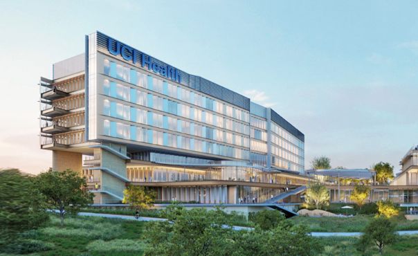 Rendering of the new hospital