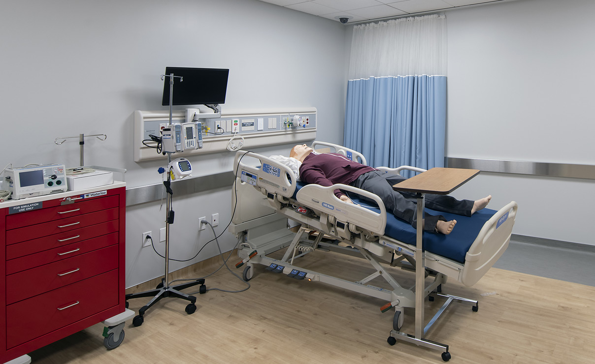 Nursing simulation room